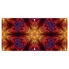 Fractal Abstract Artistic Banner And Sign 4  X 2  by Ravend