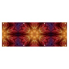 Fractal Abstract Artistic Banner And Sign 8  X 3 