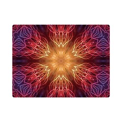 Fractal Abstract Artistic One Side Premium Plush Fleece Blanket (mini)