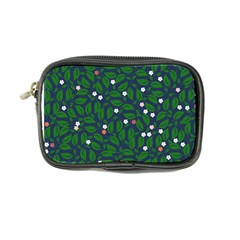 Leaves Flowers Green Background Nature Coin Purse by Ravend