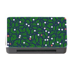 Leaves Flowers Green Background Nature Memory Card Reader With Cf by Ravend