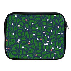 Leaves Flowers Green Background Nature Apple Ipad 2/3/4 Zipper Cases by Ravend