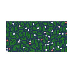 Leaves Flowers Green Background Nature Yoga Headband by Ravend