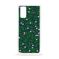 Leaves Flowers Green Background Nature Samsung Galaxy S20 6 2 Inch Tpu Uv Case