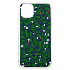 Leaves Flowers Green Background Nature Iphone 12/12 Pro Tpu Uv Print Case