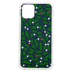 Leaves Flowers Green Background Nature Iphone 12 Mini Tpu Uv Print Case	