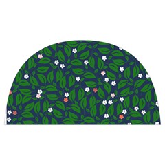 Leaves Flowers Green Background Nature Anti Scalding Pot Cap by Ravend