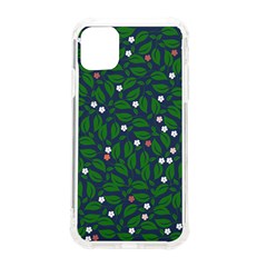 Leaves Flowers Green Background Nature Iphone 11 Tpu Uv Print Case