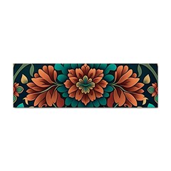 Flower Pattern Modern Floral Sticker Bumper (10 Pack) by Ravend