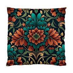 Flower Pattern Modern Floral Standard Cushion Case (two Sides) by Ravend