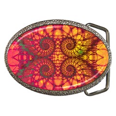 Abstract Art Pattern Fractal Design Belt Buckles by Ravend