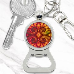 Abstract Art Pattern Fractal Design Bottle Opener Key Chain by Ravend