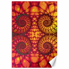 Abstract Art Pattern Fractal Design Canvas 12  X 18  by Ravend