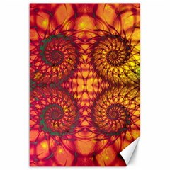 Abstract Art Pattern Fractal Design Canvas 20  X 30  by Ravend