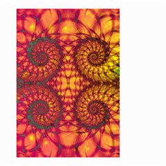 Abstract Art Pattern Fractal Design Small Garden Flag (two Sides)