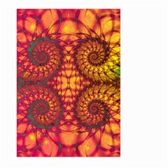 Abstract Art Pattern Fractal Design Large Garden Flag (two Sides) by Ravend