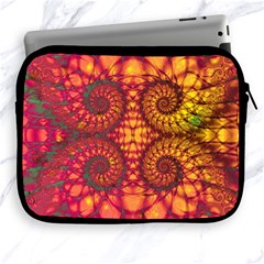 Abstract Art Pattern Fractal Design Apple Ipad 2/3/4 Zipper Cases by Ravend