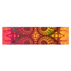 Abstract Art Pattern Fractal Design Oblong Satin Scarf (16  X 60 ) by Ravend