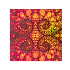 Abstract Art Pattern Fractal Design Square Satin Scarf (30  X 30 ) by Ravend