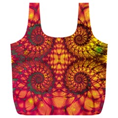 Abstract Art Pattern Fractal Design Full Print Recycle Bag (xxl) by Ravend