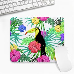 Sheets Tropical Nature Green Plant Large Mousepad by Ravend