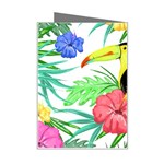 Sheets Tropical Nature Green Plant Mini Greeting Card Right