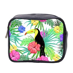 Sheets Tropical Nature Green Plant Mini Toiletries Bag (two Sides) by Ravend