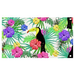 Sheets Tropical Nature Green Plant Banner And Sign 7  X 4  by Ravend