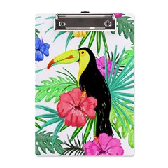 Sheets Tropical Nature Green Plant A5 Acrylic Clipboard