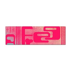 Pink Background Grunge Texture Sticker Bumper (10 Pack)