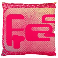 Pink Background Grunge Texture Standard Premium Plush Fleece Cushion Case (two Sides) by Ravend