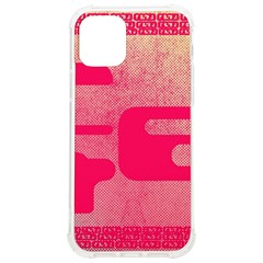 Pink Background Grunge Texture Iphone 12/12 Pro Tpu Uv Print Case