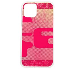 Pink Background Grunge Texture Iphone 12 Pro Max Tpu Uv Print Case