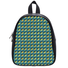 Building Voids Green School Bag (small) by Mazipoodles