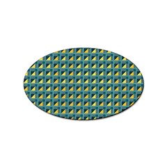 Building Voids Green Sticker Oval (10 Pack) by Mazipoodles