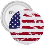 America Unite Stated Red Background Us Flags 3  Buttons Front