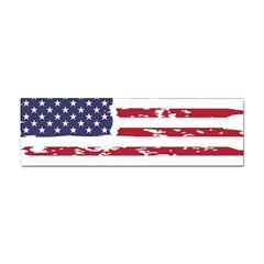 America Unite Stated Red Background Us Flags Sticker Bumper (10 Pack)