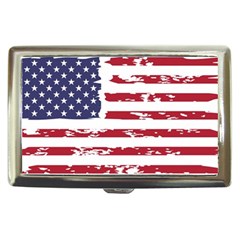 America Unite Stated Red Background Us Flags Cigarette Money Case by Jancukart