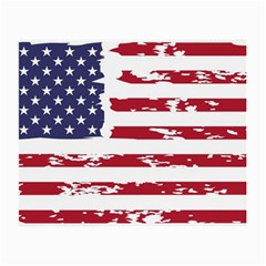 America Unite Stated Red Background Us Flags Small Glasses Cloth (2 Sides)