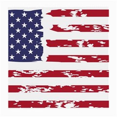 America Unite Stated Red Background Us Flags Medium Glasses Cloth