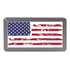 America Unite Stated Red Background Us Flags Memory Card Reader (mini) by Jancukart