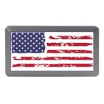 America Unite Stated Red Background Us Flags Memory Card Reader (Mini) Front