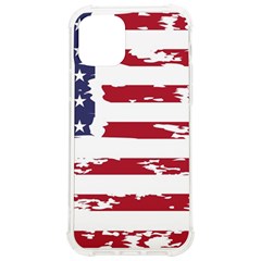 America Unite Stated Red Background Us Flags Iphone 12/12 Pro Tpu Uv Print Case