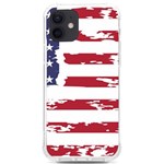 America Unite Stated Red Background Us Flags iPhone 12/12 Pro TPU UV Print Case Front