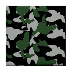 Camouflage Camo Army Soldier Pattern Military Tile Coaster by Jancukart