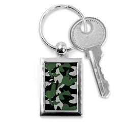 Camouflage Camo Army Soldier Pattern Military Key Chain (rectangle) by Jancukart