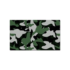 Camouflage Camo Army Soldier Pattern Military Sticker Rectangular (100 Pack) by Jancukart