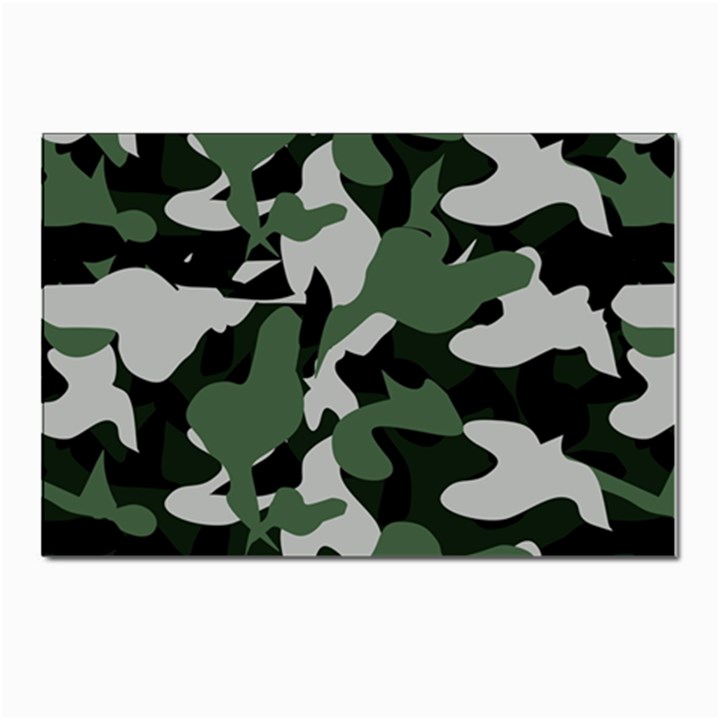 Camouflage Camo Army Soldier Pattern Military Postcard 4 x 6  (Pkg of 10)