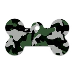 Camouflage Camo Army Soldier Pattern Military Dog Tag Bone (one Side)