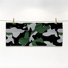 Camouflage Camo Army Soldier Pattern Military Hand Towel by Jancukart